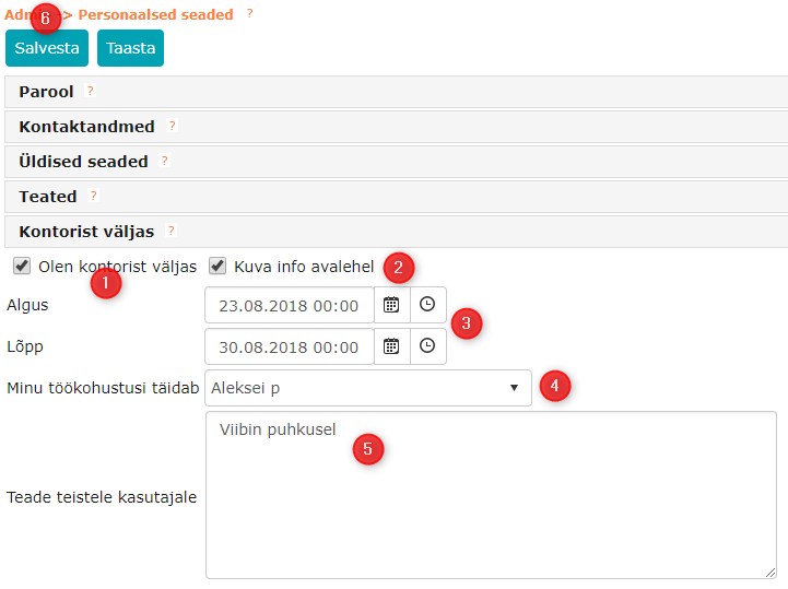 !Kontorist väljas