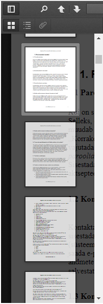 !Lehekülgede valik