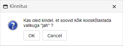 !Kooskõlasta kõik kinnitusaken