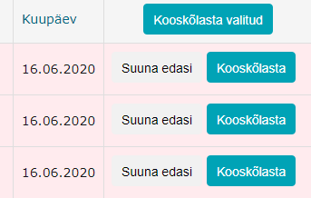 !Kooskõlastamise sektsioon