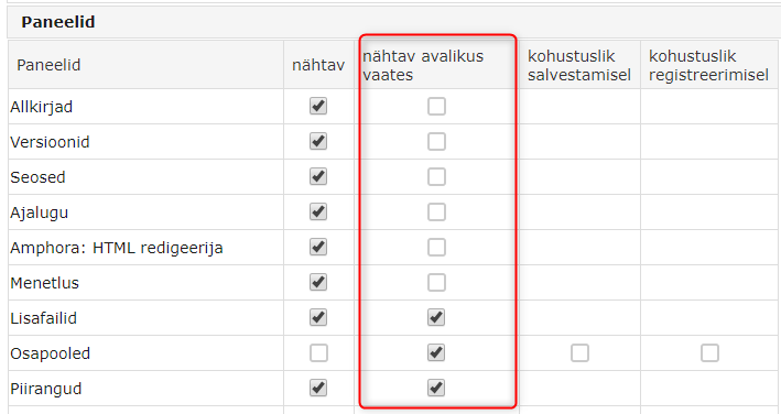 !Nähtav avalikus vaates