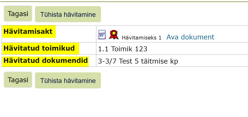 Hävitamine