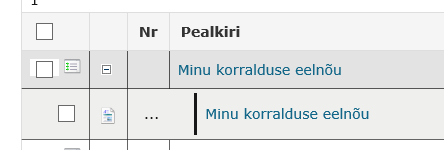 !Päevakorrapunkti koosseis