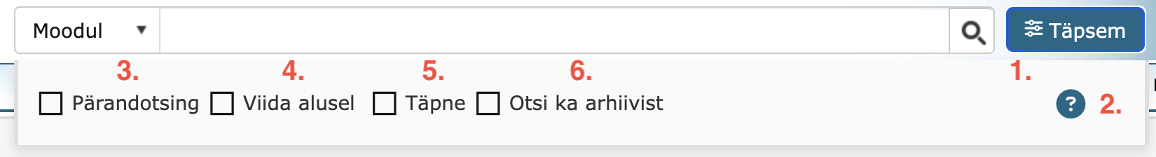 !Uus globaalne otsing