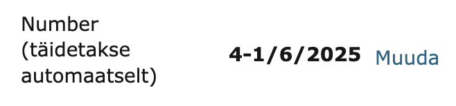 !Olemasolev number