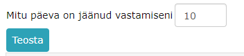 !Päevade arv