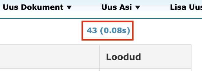 !Otsingule kulunud aeg