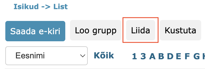 !Isikute liitmise nupp