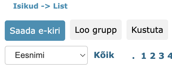 !Isikute liitmise nupp puudub